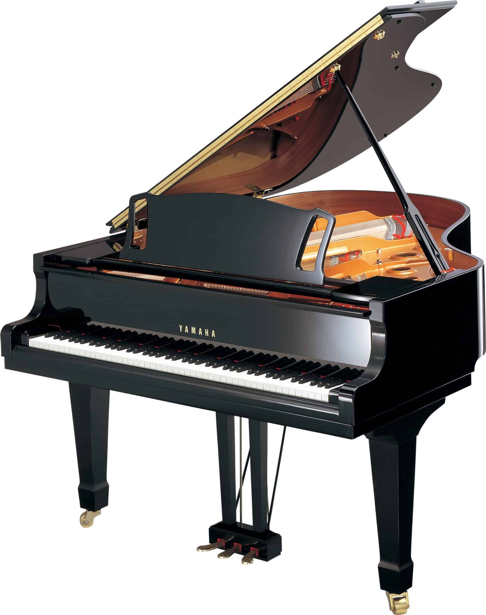 Yamaha C3X Grand Piano Angle View