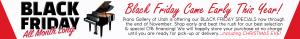 Utah Black Friday Piano Sale