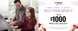 Rebates on New Yamaha Pianos in Utah Sale