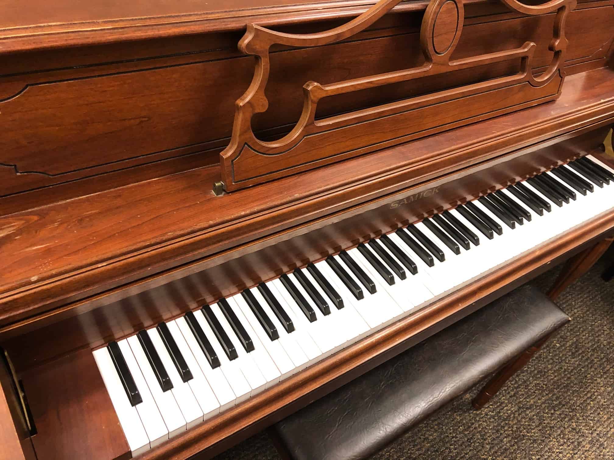 cherry wood samick piano cherry wood samick piano