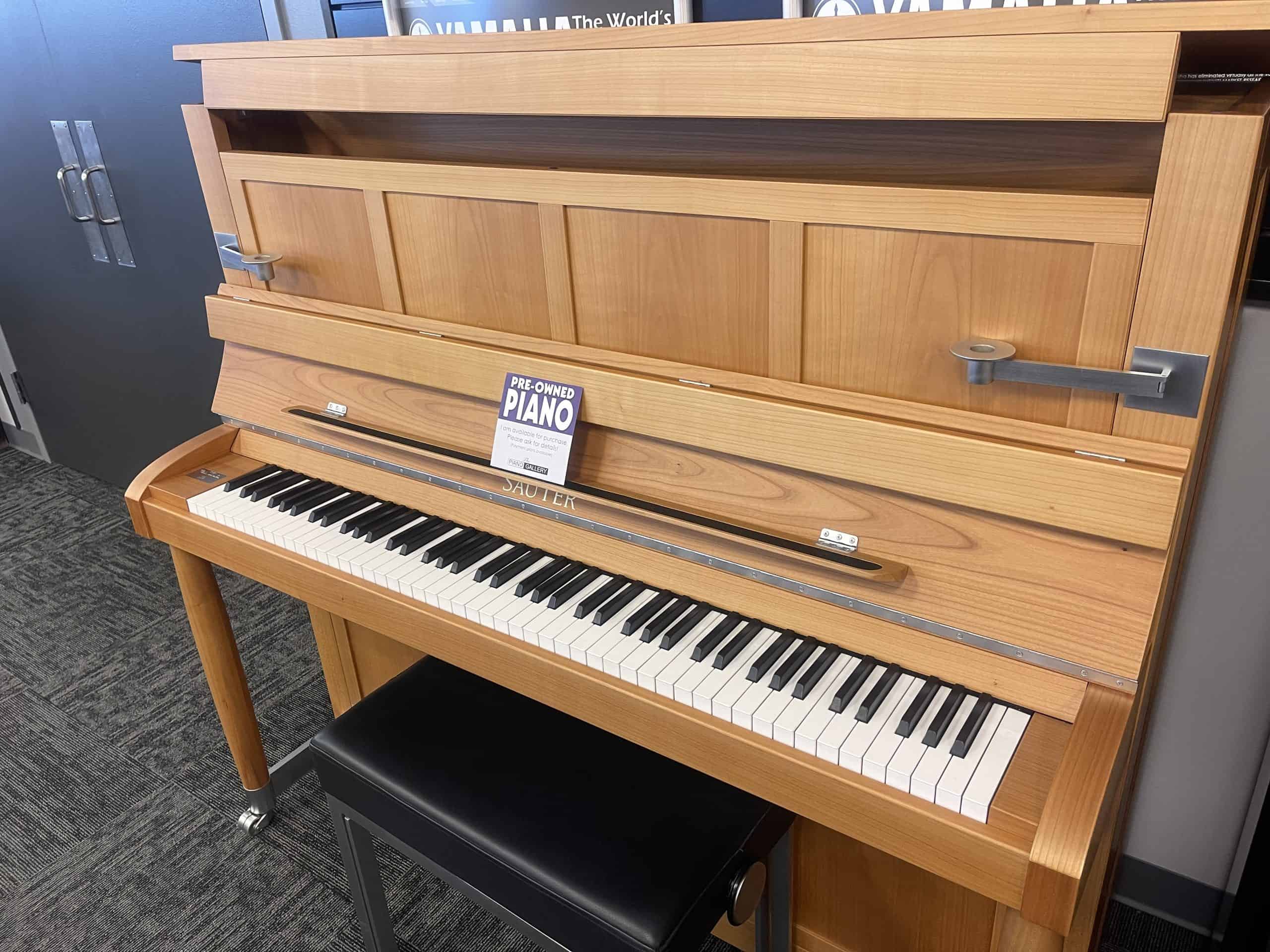 Sauter upright piano discount for sale
