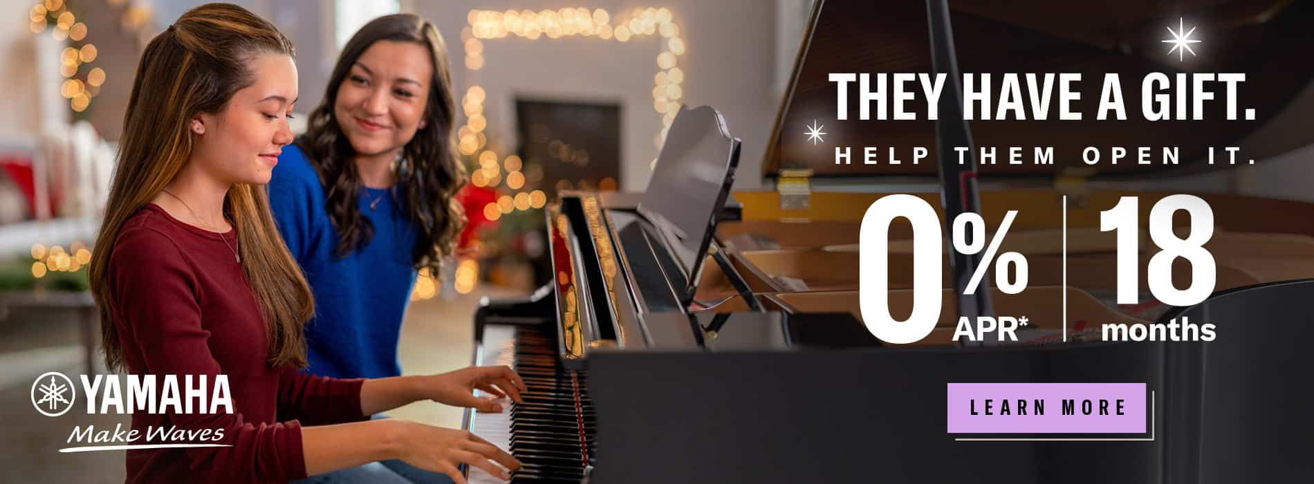 Holiday piano sale with financing special at Piano Gallery of Utah