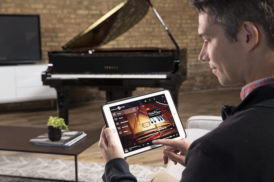 Yamaha Disklavier Piano Enspire Control via Tablet for 2024 Disklavier Guide