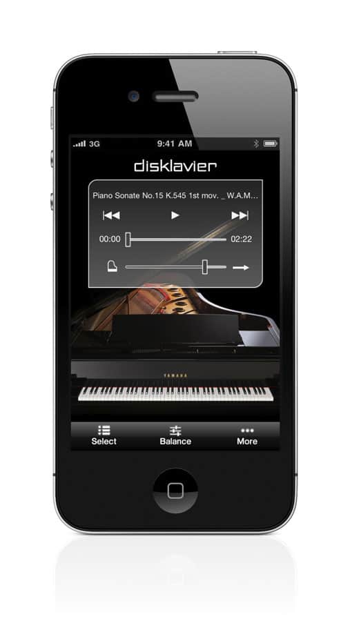 Disklavier Mobile Control Screenshot