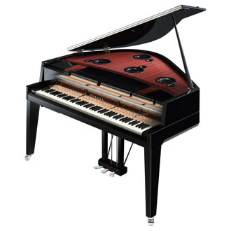 Yamaha C3X Grand Piano Angle View