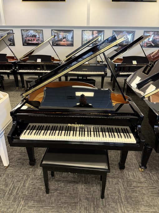 Excellent Condition WM Knabe Preowned Polished Ebony Baby Grand Piano - Murray