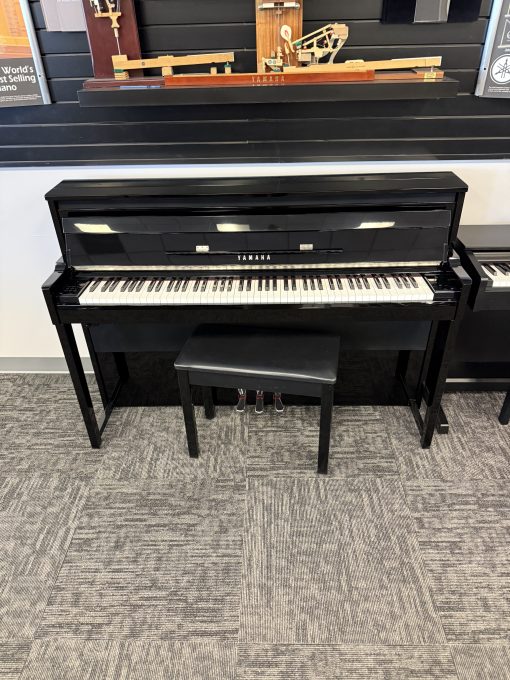 Rare Find! Preowned Yamaha Hybrid Piano Polished Ebony - Murray